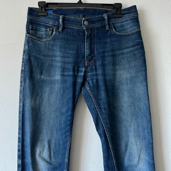 Bla Konst Acne Blue Skinny Jeans Made In Italy